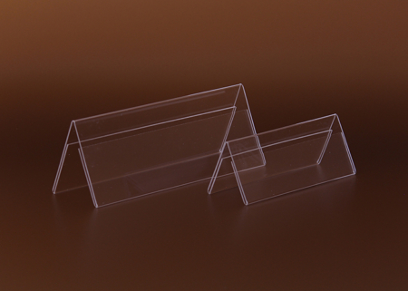 Kétoldalas névtartó 210x80mm