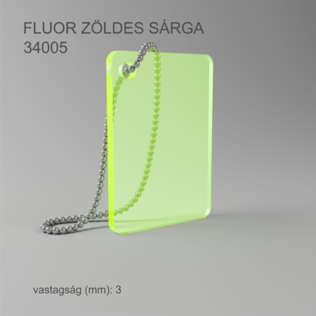 Fluor Zöldes Sárga 34005