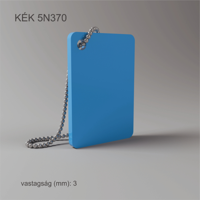 Kék plexi lap (5N370)